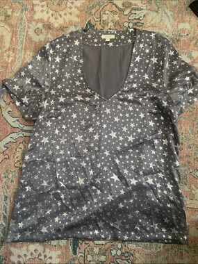 ModCloth Metallic Stars Blouse